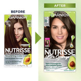 Garnier Nutrisse Ultra Coverage 100% Gray Coverage Permanent Hair Color - 500 Medium Brown-603084497010-LR-361814-10-LR eShop