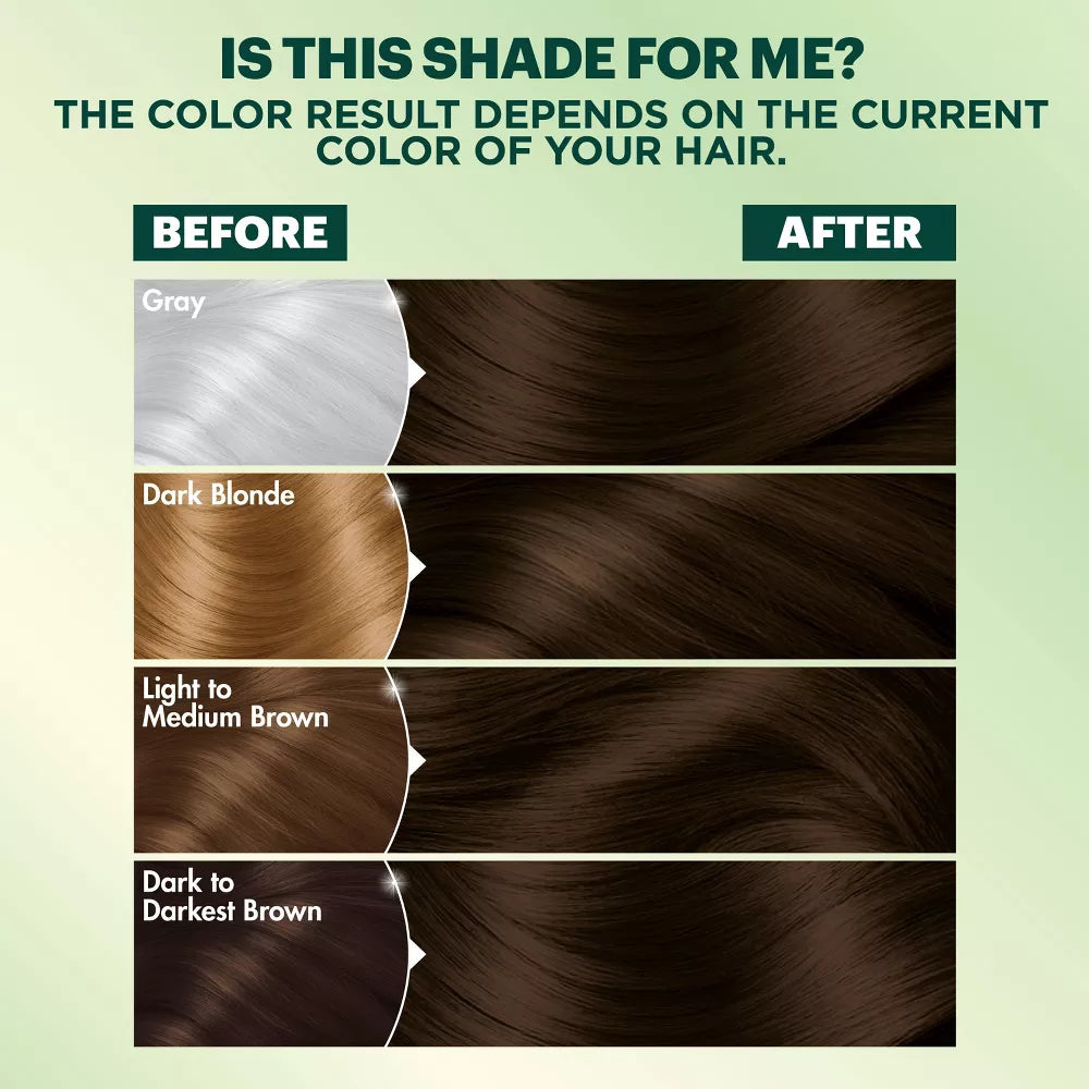 Garnier Nutrisse Ultra Coverage 100% Gray Coverage Permanent Hair Color - 500 Medium Brown-603084497010-LR-361814-6-LR eShop