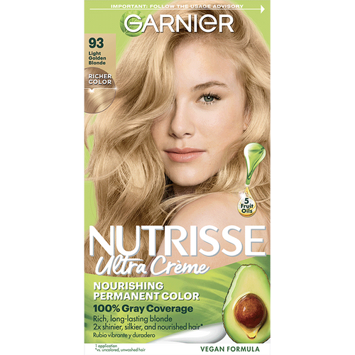 Garnier Nutrisse Ultra Creme Nourishing Permanent Color - 93 Light Golden Blonde-603084027378-LR-361785-1-LR eShop