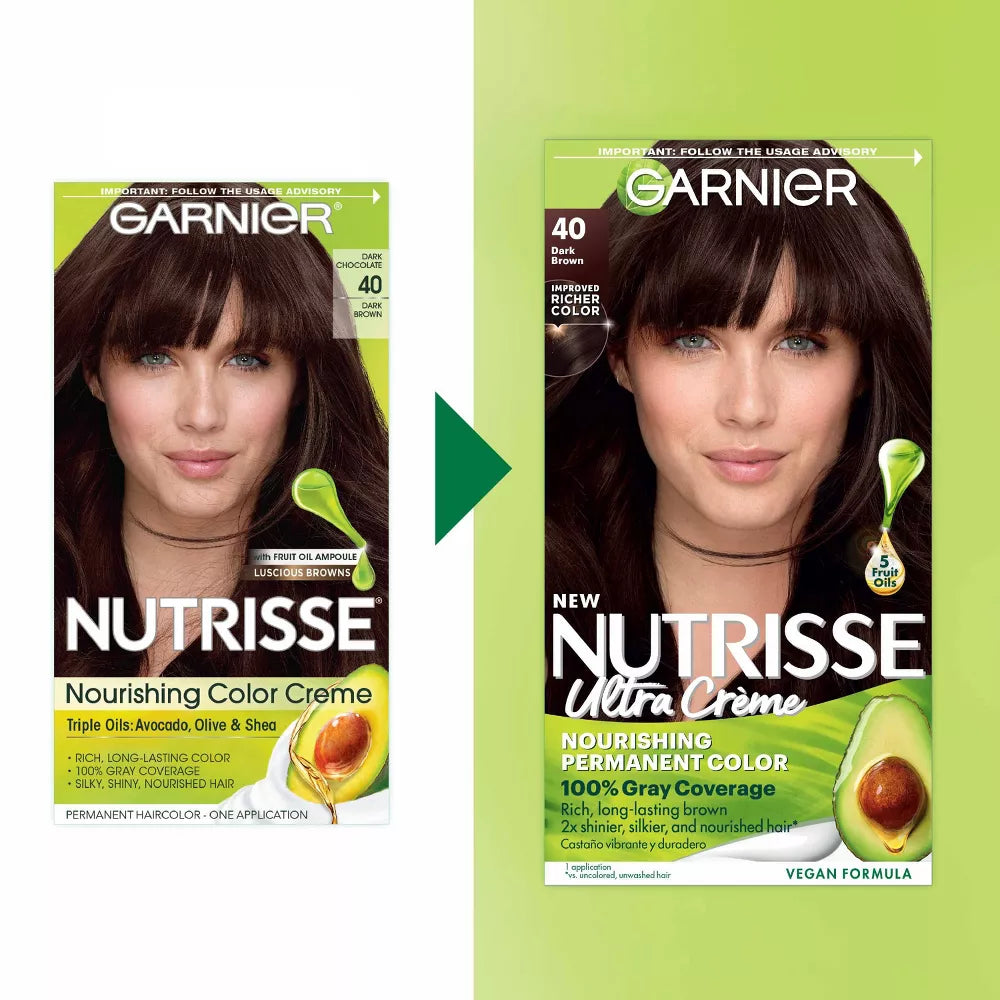Garnier Nutrisse Ultra Creme Nourishing Permanent Hair Color - 40 Dark Brown-603084242726-LR-251509-6-LR eShop