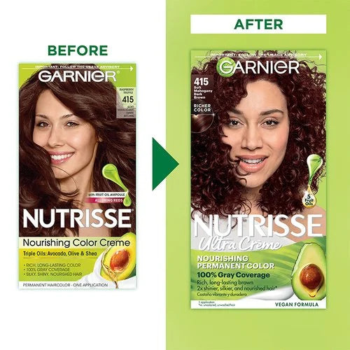 Garnier Nutrisse Ultra Creme Nourishing Permanent Hair Color - 415 Soft Mahogany Dark Brown-603084055920-LR-361786-5-LR eShop