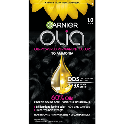 Garnier Olia Oil-Powered Permanent Hair Color - 1.0 Black-603084293902-LR-361795-1-LR eShop