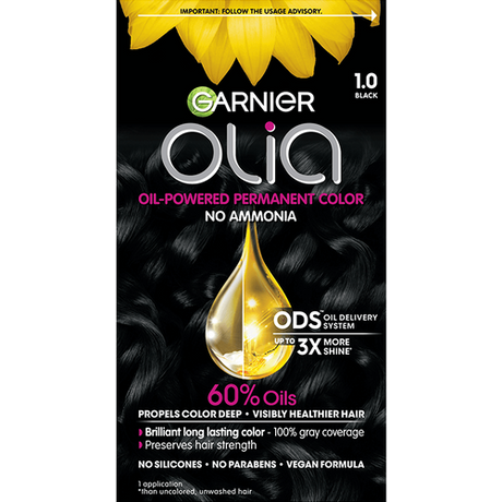 Garnier Olia Oil-Powered Permanent Hair Color - 1.0 Black-603084293902-LR-361795-1-LR eShop
