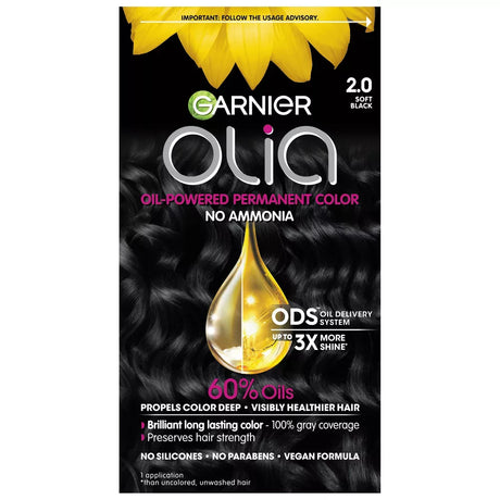 Garnier Olia Oil-Powered Permanent Hair Color - 2.0 Soft Black-603084293919-LR-361796-1-LR eShop
