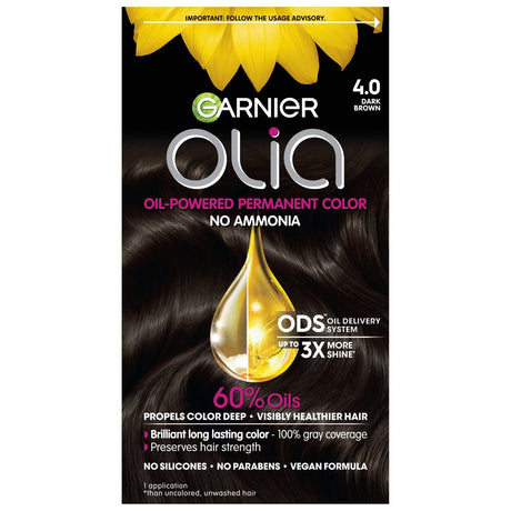 Garnier Olia Oil-Powered Permanent Hair Color - 4.0 Dark Brown-603084293940-LR-361798-1-LR eShop