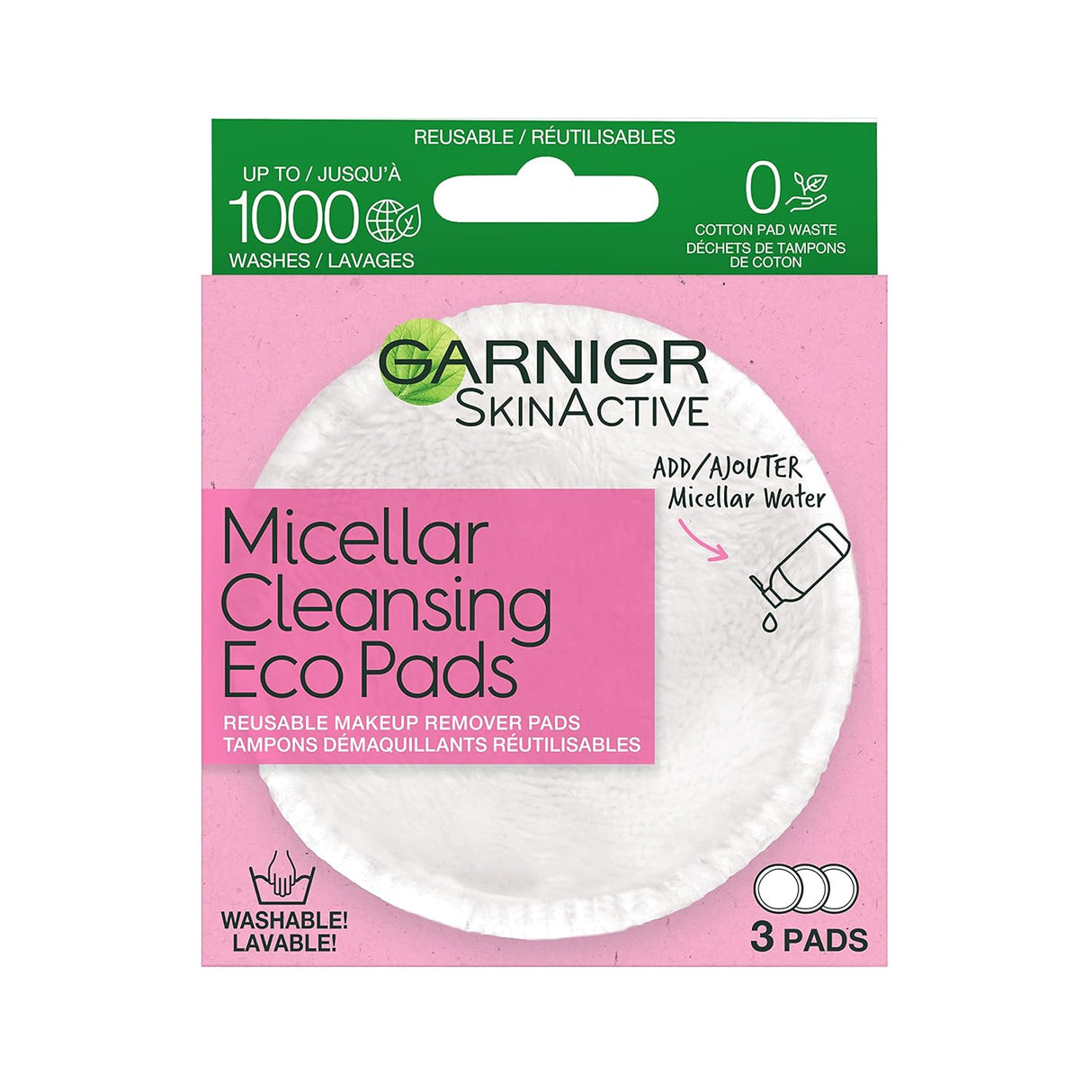Garnier Reusable Micellar Cleansing Eco Pads, 3 count-603084578641-LR-361710-1-LR eShop