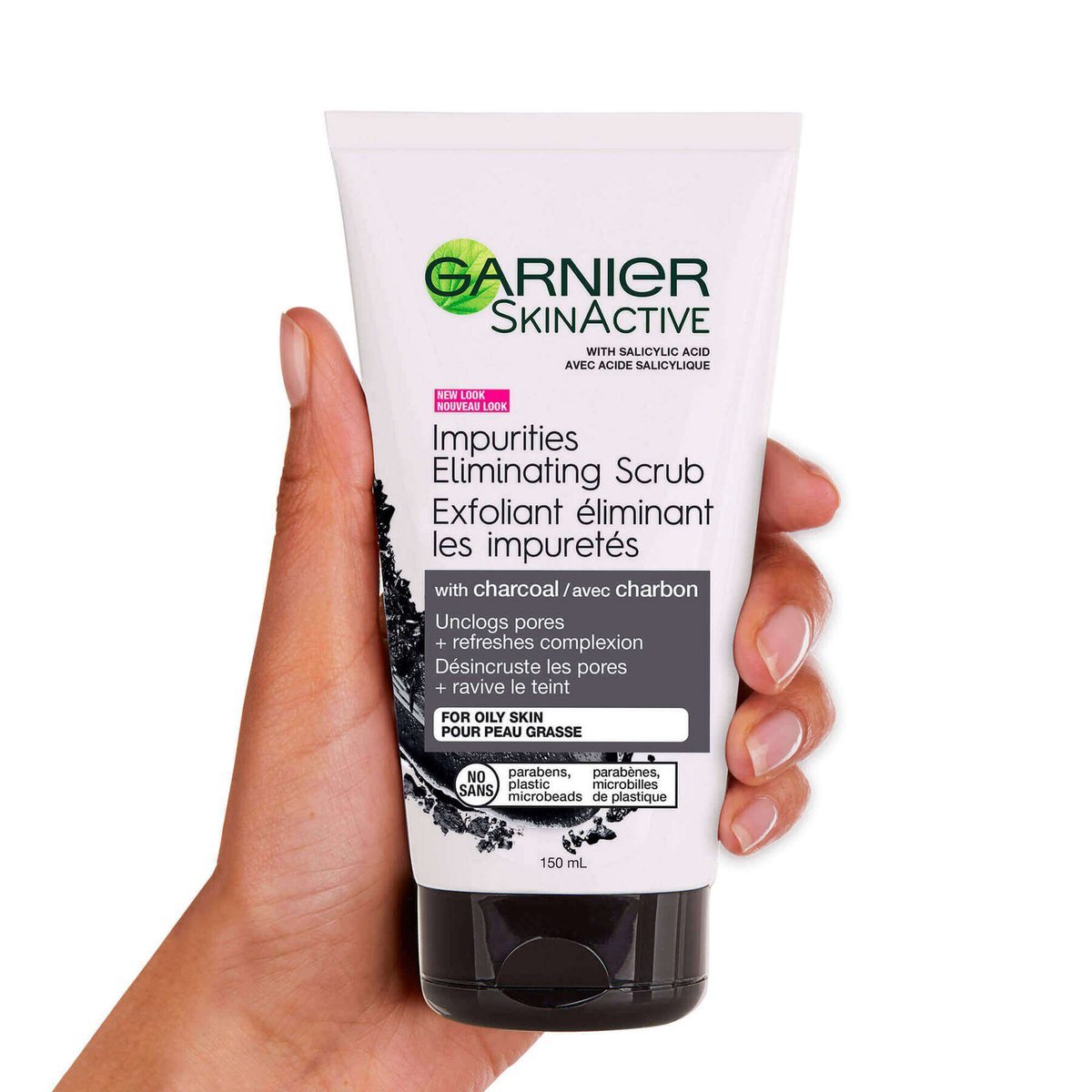 Garnier SkinActive Clean+ Blackhead Eliminating Scrub, 5 oz-603084410354-LR-268916-3-LR eShop