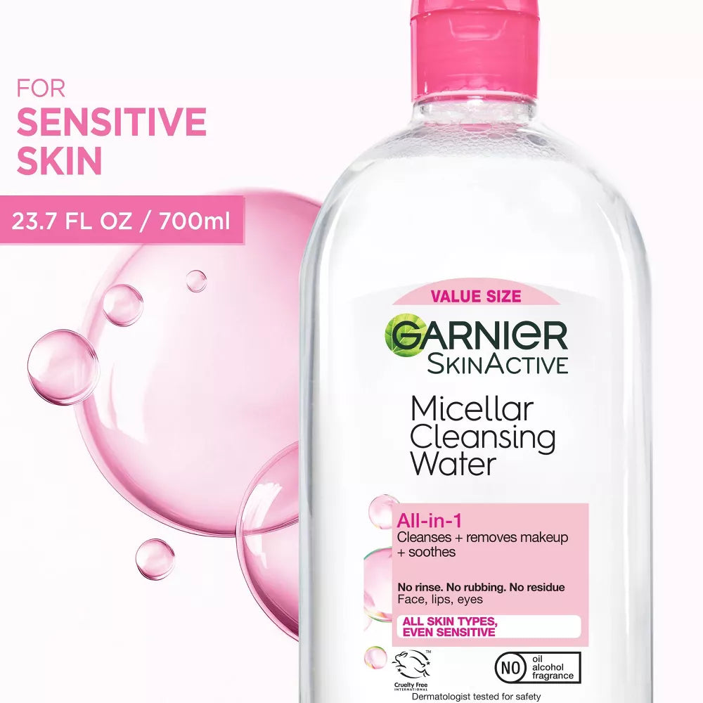 Garnier SkinActive Micellar Cleansing Water - All-In-1, 23.7 oz-603084548590-LR-330630-10-LR eShop