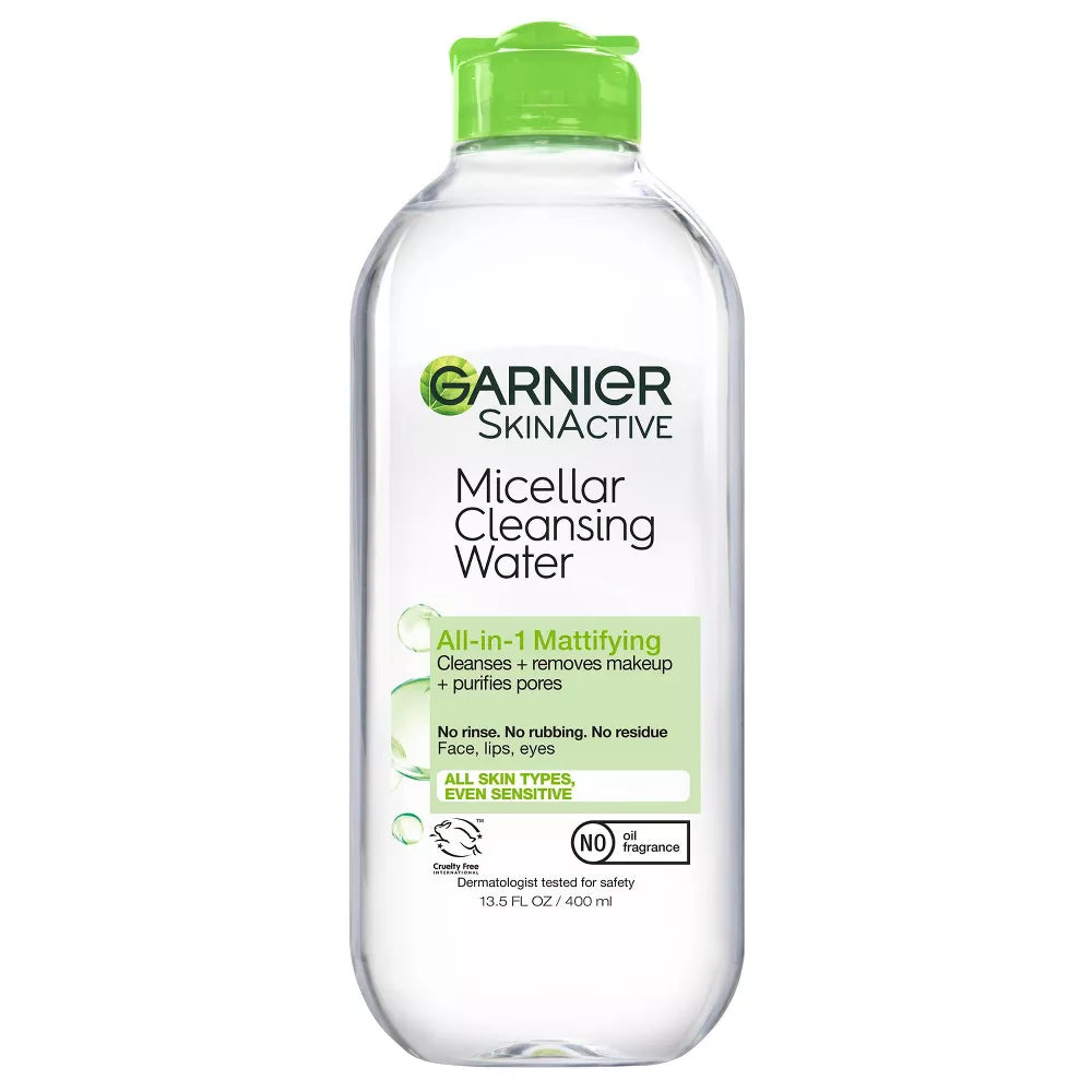 Garnier SkinActive Micellar Cleansing Water - All-In-1 Mattifying, 13.5 oz-603084497058-LR-309788-1-LR eShop