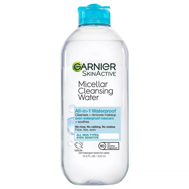 Garnier SkinActive Micellar Cleansing Water - All-In-1 Waterproof, 13.5 oz-603084454693-LR-296025-1-LR eShop