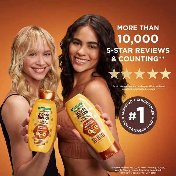 Garnier Whole Blends Honey Treasures Repairing Conditioner, 12.5 oz-603084459469-LR-295940-7-LR eShop
