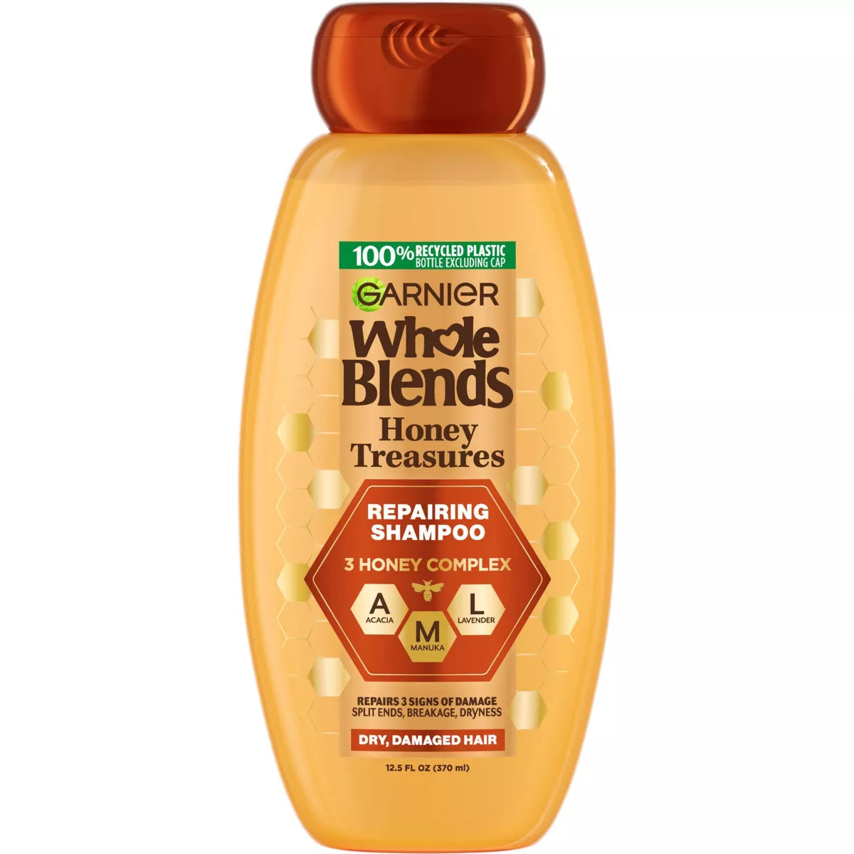 Garnier Whole Blends Honey Treasures Repairing Shampoo, 12.5 oz-603084459490-LR-295942-1-LR eShop