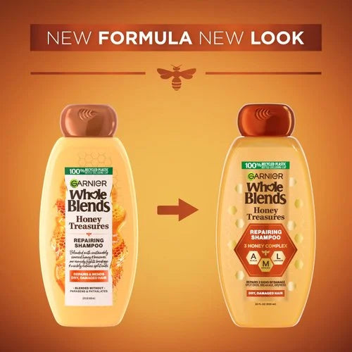 Garnier Whole Blends Honey Treasures Repairing Shampoo, 22 oz-603084459506-LR-361675-4-LR eShop