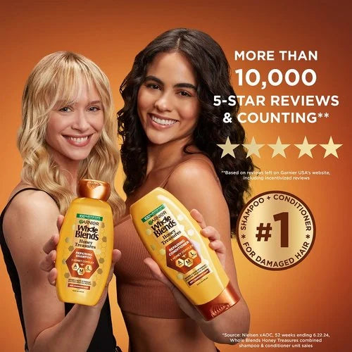 Garnier Whole Blends Honey Treasures Repairing Shampoo, 22 oz-603084459506-LR-361675-5-LR eShop