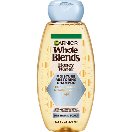Garnier Whole Blends Honey Water Moisture Restoring Shampoo, 12.5 oz-603084088515-LR-361665-1-LR eShop