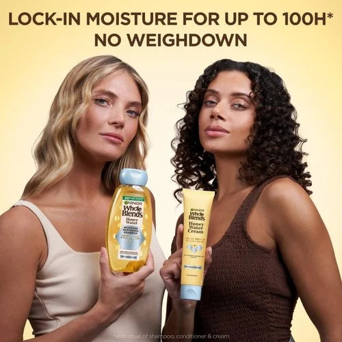 Garnier Whole Blends Honey Water Moisture Restoring Shampoo, 12.5 oz-603084088515-LR-361665-4-LR eShop