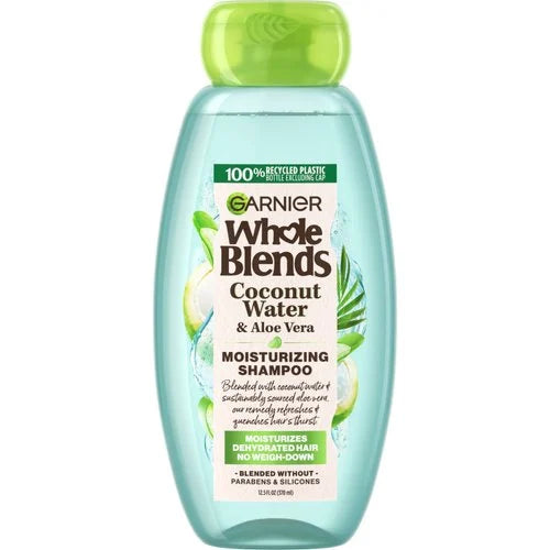 Garnier Whole Blends Moisturizing Shampoo with Coconut Water & Aloe Vera, 12.5 oz-603084573417-LR-361699-1-LR eShop