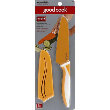 goodcook Non-Stick Santoku Knife - Assorted Colors, 5"-076753188029-LR-271871-1-LR eShop