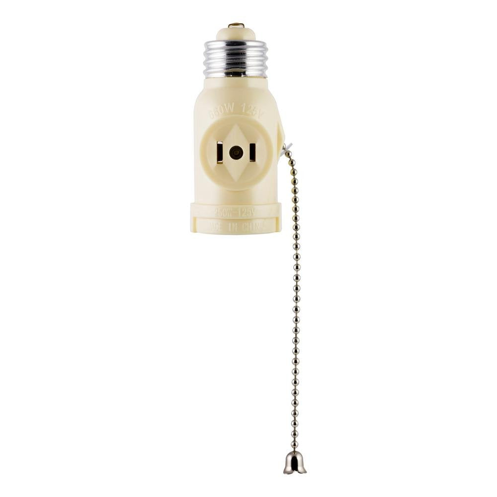 GE 2-Outlet Polarized Socket Adapter with Pull Chain Control-043180631527-LR-225551-2-LR eShop