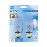 GE 40W B13 Reveal Blunt Tip Decorative Light Bulb (2-Pack)-043168486996-LR-276631-1-LR eShop