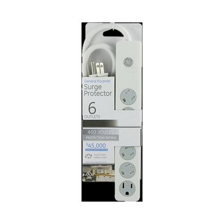 GE 6-Outlet Surge Protector White 33656 - 1.0 ea-030878336567-LR-316067-1-LR eShop