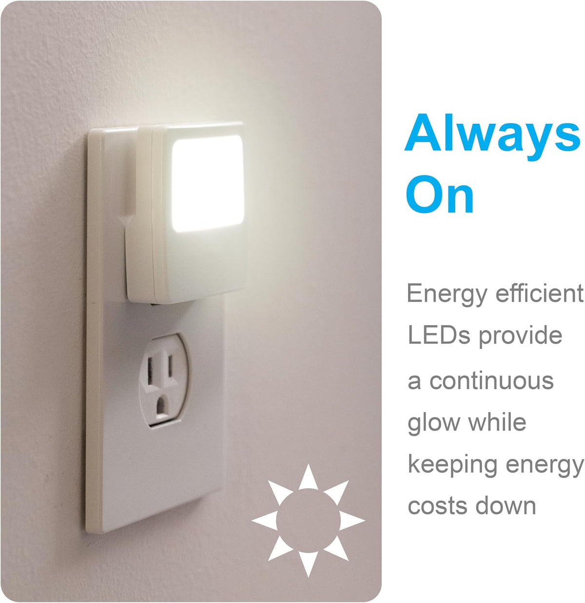 GE Always On Sensor LED Night Lights - White, 2 count-043180113115-LR-275933-3-LR eShop