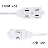 GE Extension Cord with Twist-to-Close Safety Outlets - White, 9 feet-043180002235-LR-226782-3-LR eShop