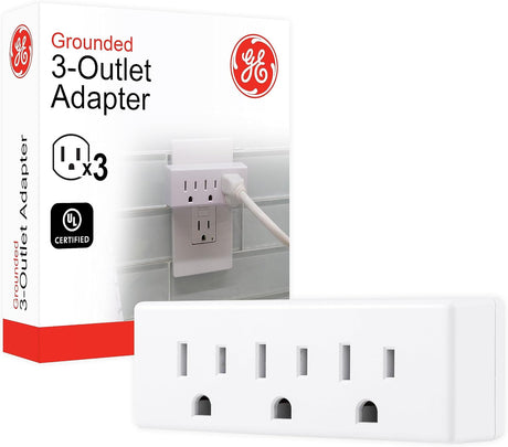 GE Grounded 3-Outlet Wall Tap - White-043180580955-LR-146044-1-LR eShop
