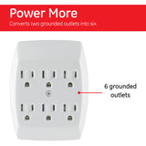 GE Grounded 6-Outlet Wall Tap - White-043180566331-LR-272901-3-LR eShop
