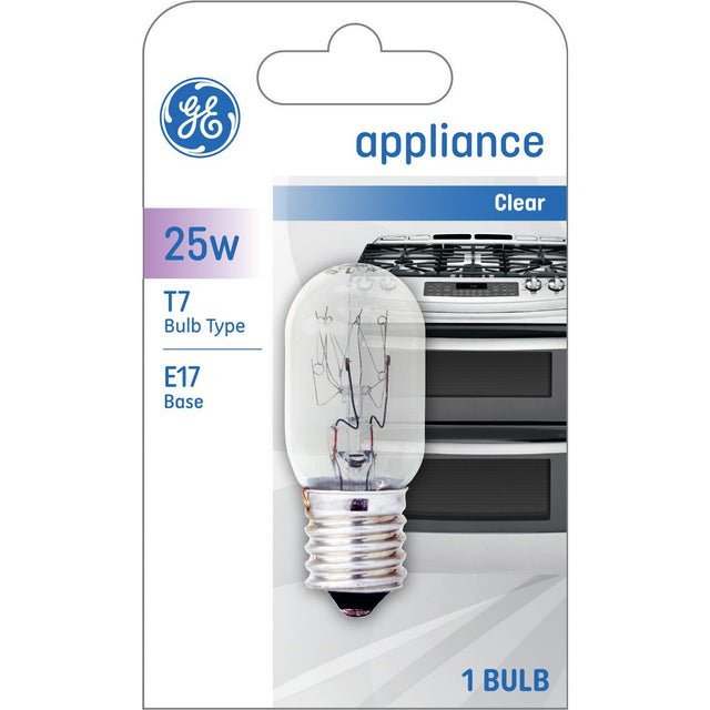 GE Lighting 25 Watt Appliance Microwave Oven Replacement Bulb, T7, E17 Base-043168904667-LR-144408-1-LR eShop