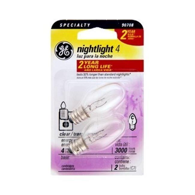 GE Lighting 4 watts C7 Floodlight Incandescent Bulb E12 Candelabra - Warm White, 2 count-043168907088-LR-147357-1-LR eShop