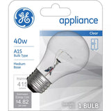 GE Lighting 40W Reveal A15 Incandescent Appliance Light Bulb: Dimmable, 415 Lumens, E26 Base-043168907071-LR-147743-1-LR eShop