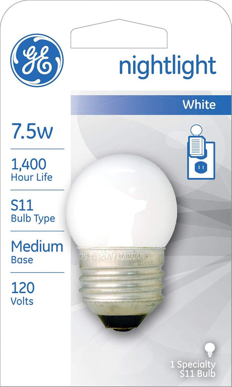 GE Lighting 7.5-Watts Incandescent Plug-In Night Light Bulbs, Medium Base - Soft White-043168907033-LR-147253-1-LR eShop