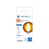 GE Lighting Basic LED 40 Watt Replacement, Soft White, B11 Deco - Candle Bulbs, 2 Pack-043168548021-LR-348673-1-LR eShop