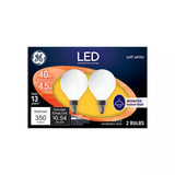 GE Lighting Classic LED 40 Watt Replacement, Soft White, G16.5 Vanity - Globe Bulbs, 2 Pack-043168250467-LR-348623-1-LR eShop