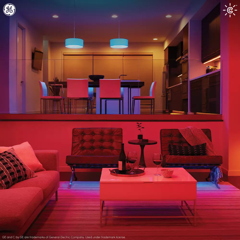 GE Lighting Cync A19 Smart LED Light Bulb, Color Changing Smart WiFi Light, Works with Alexa and Google Home-043168524049-LR-348635-2-LR eShop
