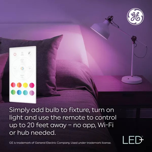 GE Lighting Cync Full Color reveal, General Purpose, A19, 60W, Replacement Smart LED Bulb-043168502177-LR-344617-3-LR eShop