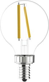 GE Lighting LED Candelabra Base Decorative 40 Watt, Soft White - Globe Bulbs, 2 Count-043168245357-LR-348622-2-LR eShop