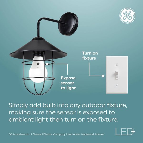 GE Lighting LED+ Dusk to Dawn A19 LED Light Bulb Soft White-043168503495-LR-337038-3-LR eShop
