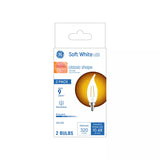 GE Lighting LED Light Bulbs, CA11 Decorative Candle Bulbs, 40 Watt Replacement, Soft White, 2 Pack-043168549523-LR-348661-1-LR eShop