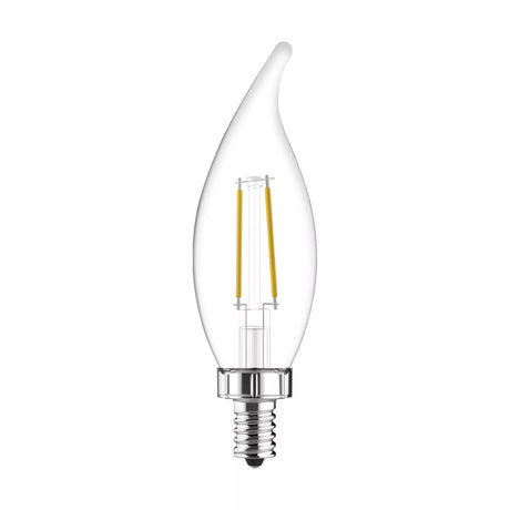 GE Lighting LED Light Bulbs, CA11 Decorative Candle Bulbs, 40 Watt Replacement, Soft White, 2 Pack-043168549523-LR-348661-2-LR eShop