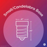 GE Lighting LED Light Bulbs, CA11 Decorative Candle Bulbs, 40 Watt Replacement, Soft White, 2 Pack-043168549523-LR-348661-4-LR eShop