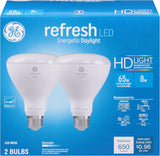 GE Lighting Refresh HD LED 65 Watt Replacement, Daylight, BR30 Indoor Floodlight Bulbs, 2 Pack-043168542661-LR-348642-1-LR eShop