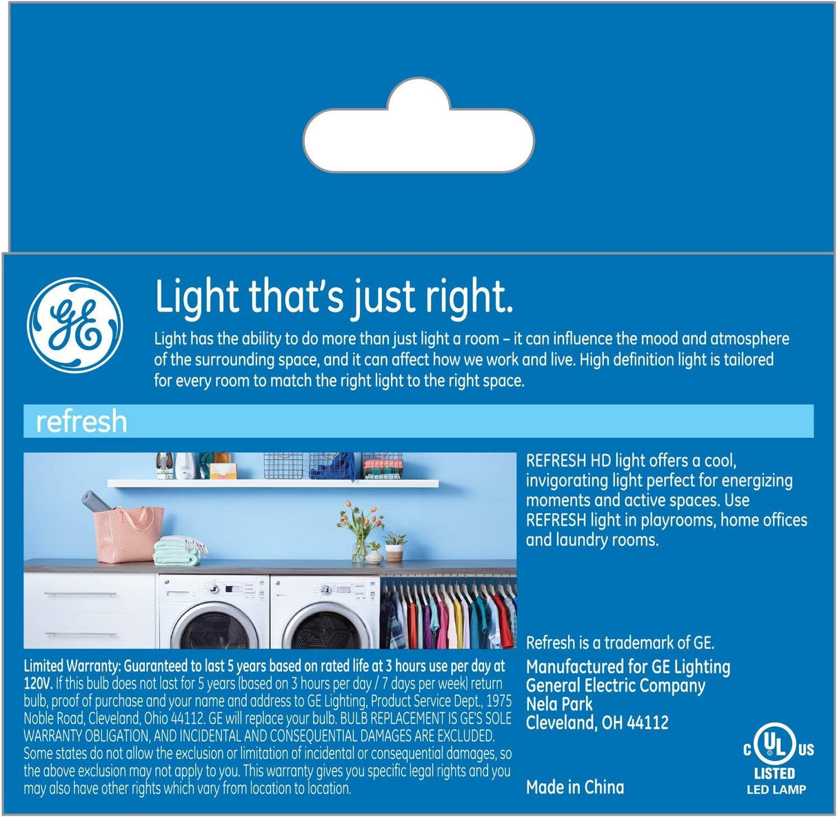 GE Lighting Refresh LED Light Bulbs, 40 Watt, Daylight, G16.5 Globe Bulbs, Small Base, 2 Pack-043168457101-LR-348625-3-LR eShop