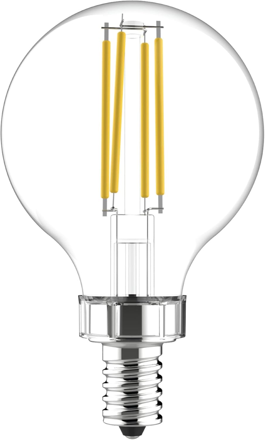 GE Lighting Relax HD G16.5 LED Light Bulbs, Vanity Globe Lights, 40 Watt Replacement, Soft White, 2 pack-043168317559-LR-348624-2-LR eShop