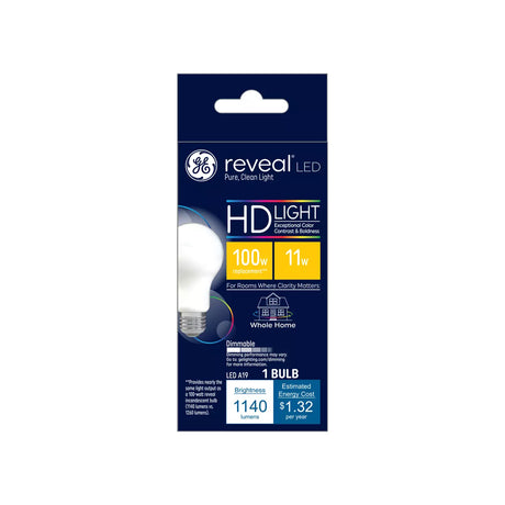 GE Lighting Reveal HD+ LED 100 Watt Replacement, Reveal, A19 General Purpose Bulb, 1 Pack-043168533997-LR-349342-1-LR eShop