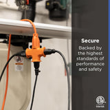 GE Outdoor 3-Outlet T-Shaped Wall Tap - Orange-043180502810-LR-301031-5-LR eShop
