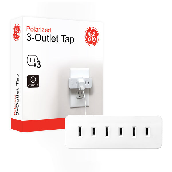 GE Polarized 3-Outlet Wall Tap - White-043180580931-LR-226112-1-LR eShop