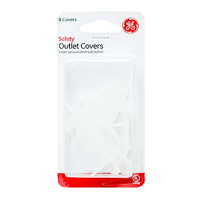 GE Safety Outlet Covers - White, 8 count-043180502711-LR-275927-1-LR eShop