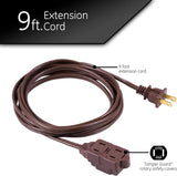 GE Surge Protector with Twist-to-Close Safety Outlets - Brown, 9 feet-043180002228-LR-225880-3-LR eShop